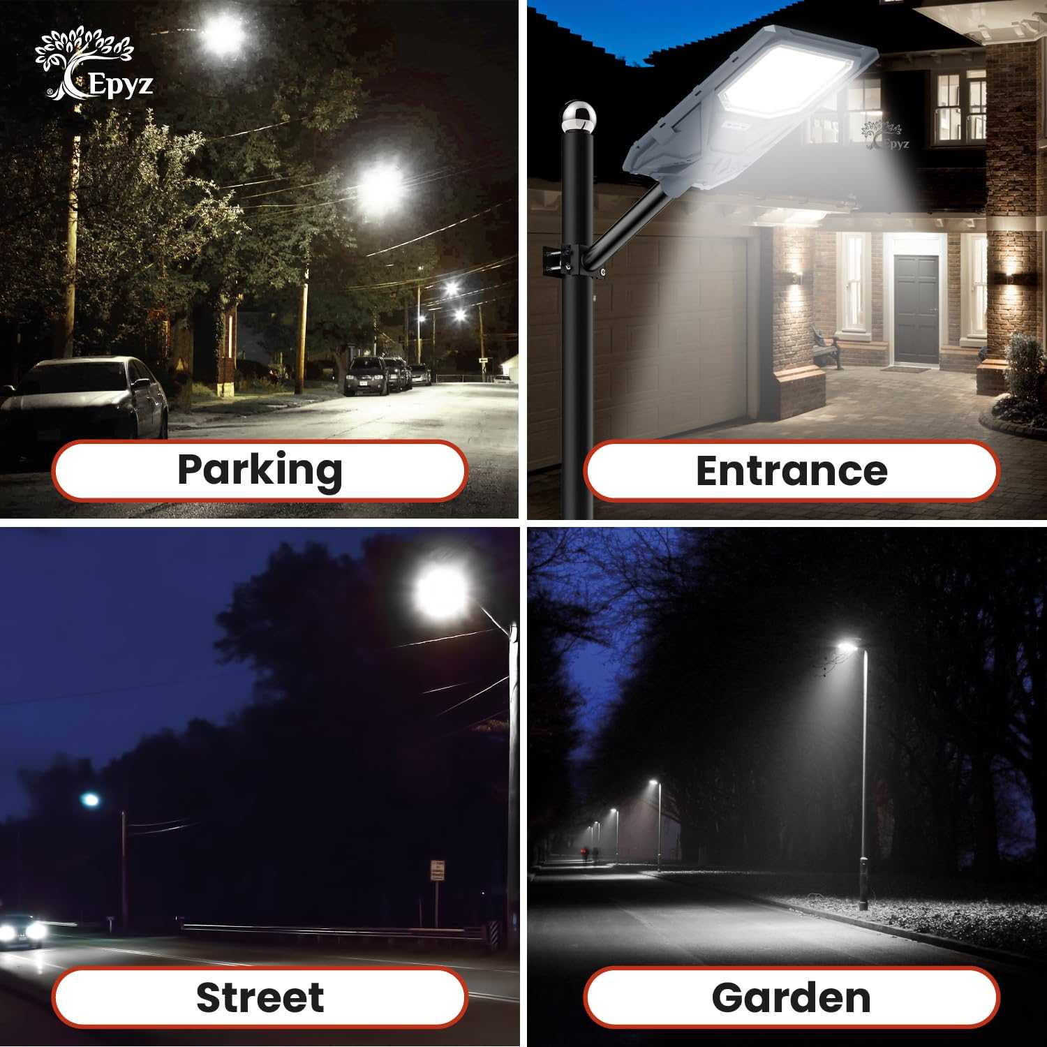 100W SOLAR STREET LIGHT WITH MOTION SENSOR