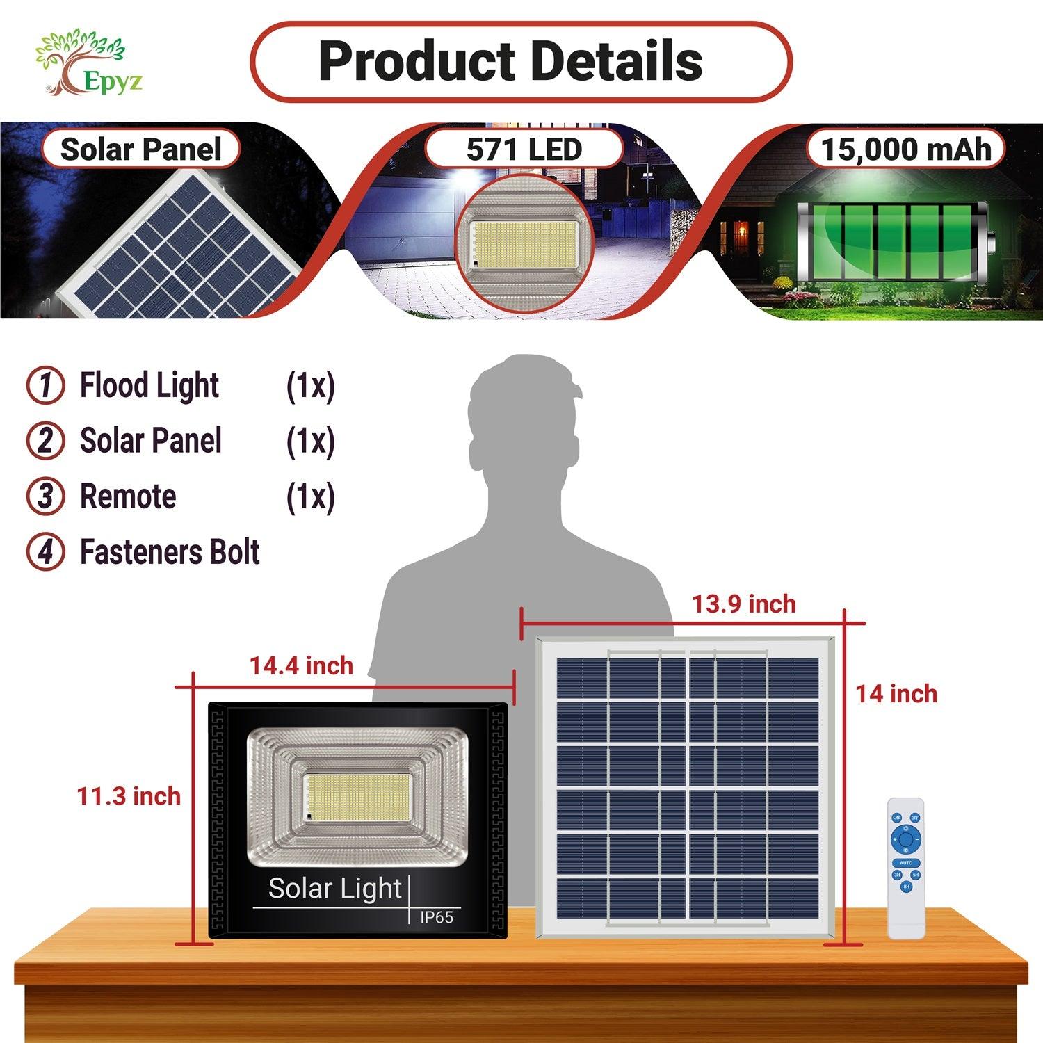 Buy Online 300 Watt Solar Led Flood Light For Outdoor