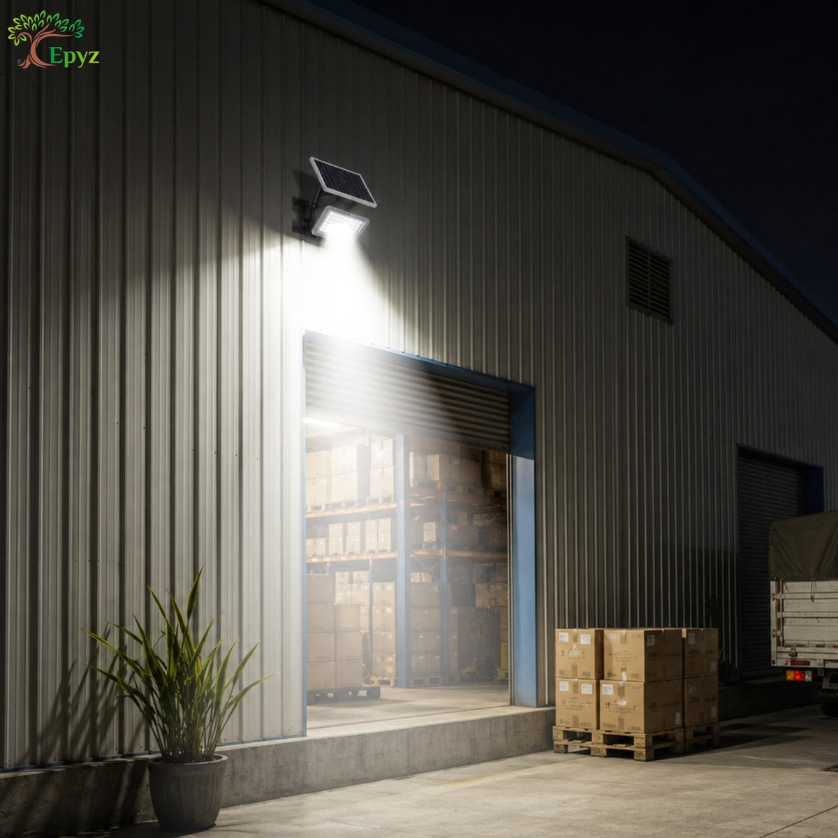 300 WATT SOLAR FLOOD LIGHT WITH MOTION SENSOR (82 LED)
