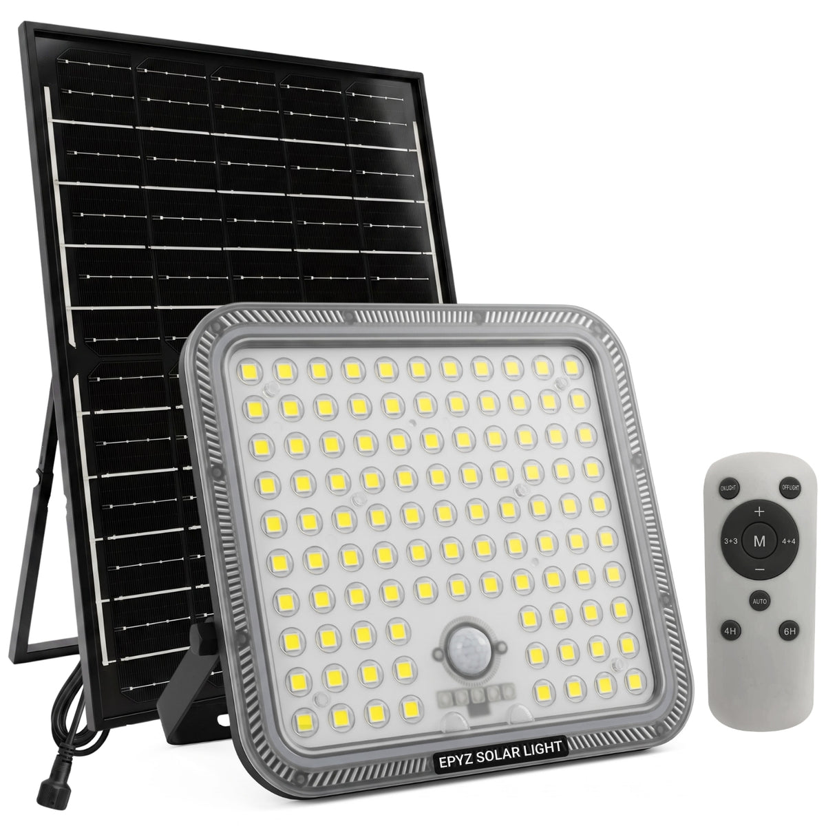 400 WATT SOLAR FLOOD LIGHT WITH MOTION SENSOR (101 LED)
