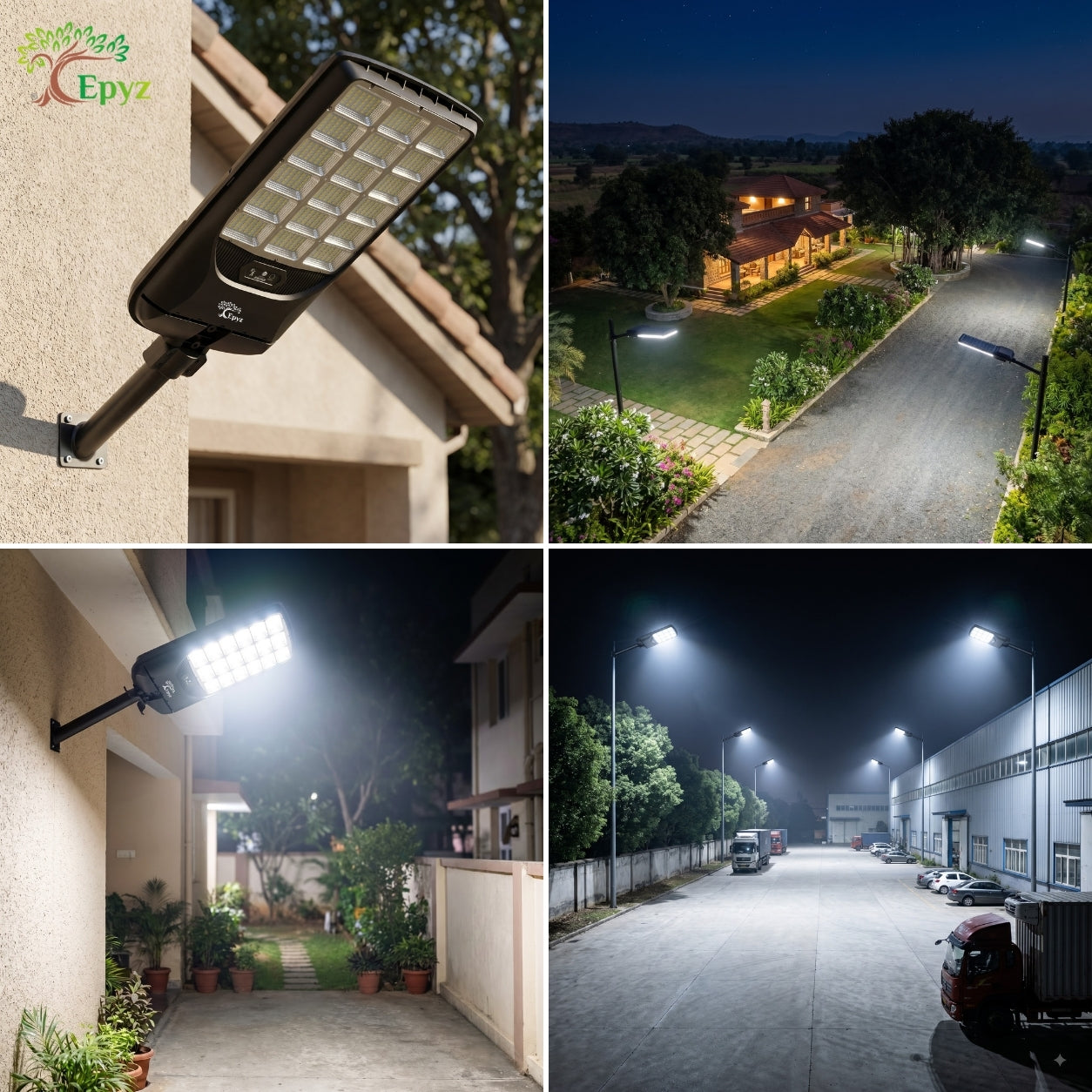 400 WATT SOLAR STREET LIGHT WITH (540 LEDS)