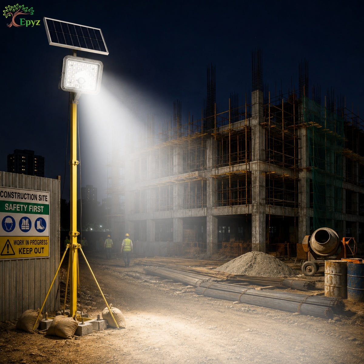 400 WATT SOLAR FLOOD LIGHT WITH MOTION SENSOR (101 LED)