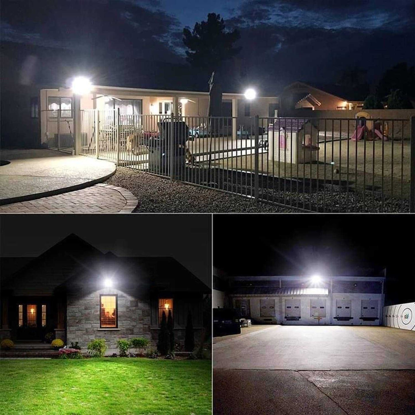 Epyz 100Watt Solar Flood Light Outdoor Waterproof with Remote Control for Home Garden Wall Compound Entrance LED Lamp [ Pack of 1, Cold White ] [ 6000mAh, 281LED ]