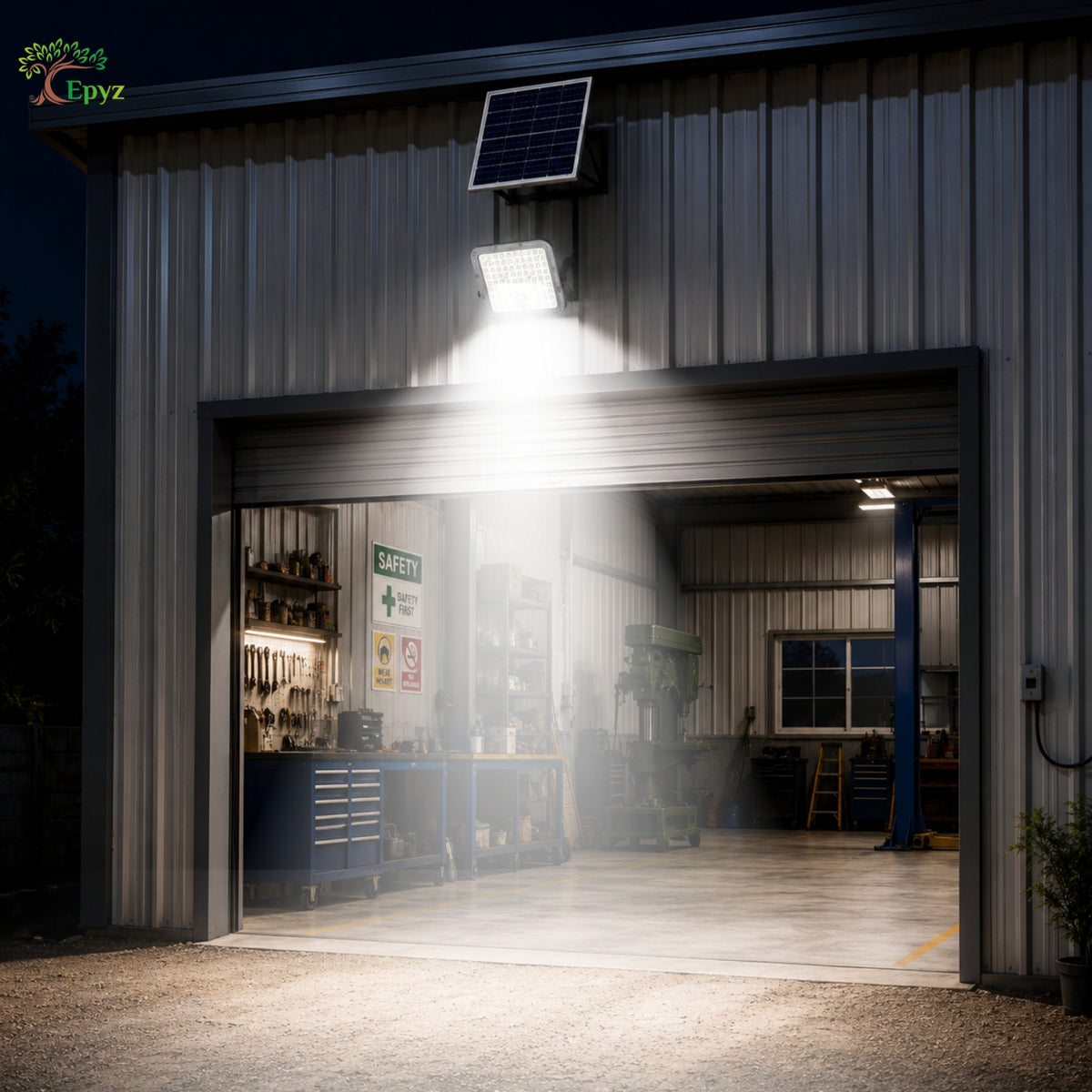 400 WATT SOLAR FLOOD LIGHT WITH MOTION SENSOR (101 LED)