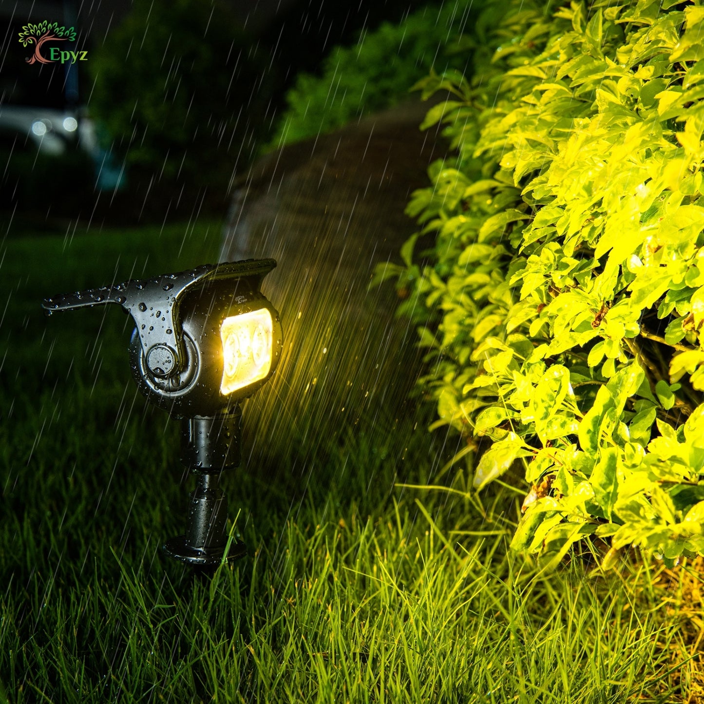 SOLAR SPOT LIGHT FOR PATHWAY & GARDEN (WARM & WHITE COLOUR)
