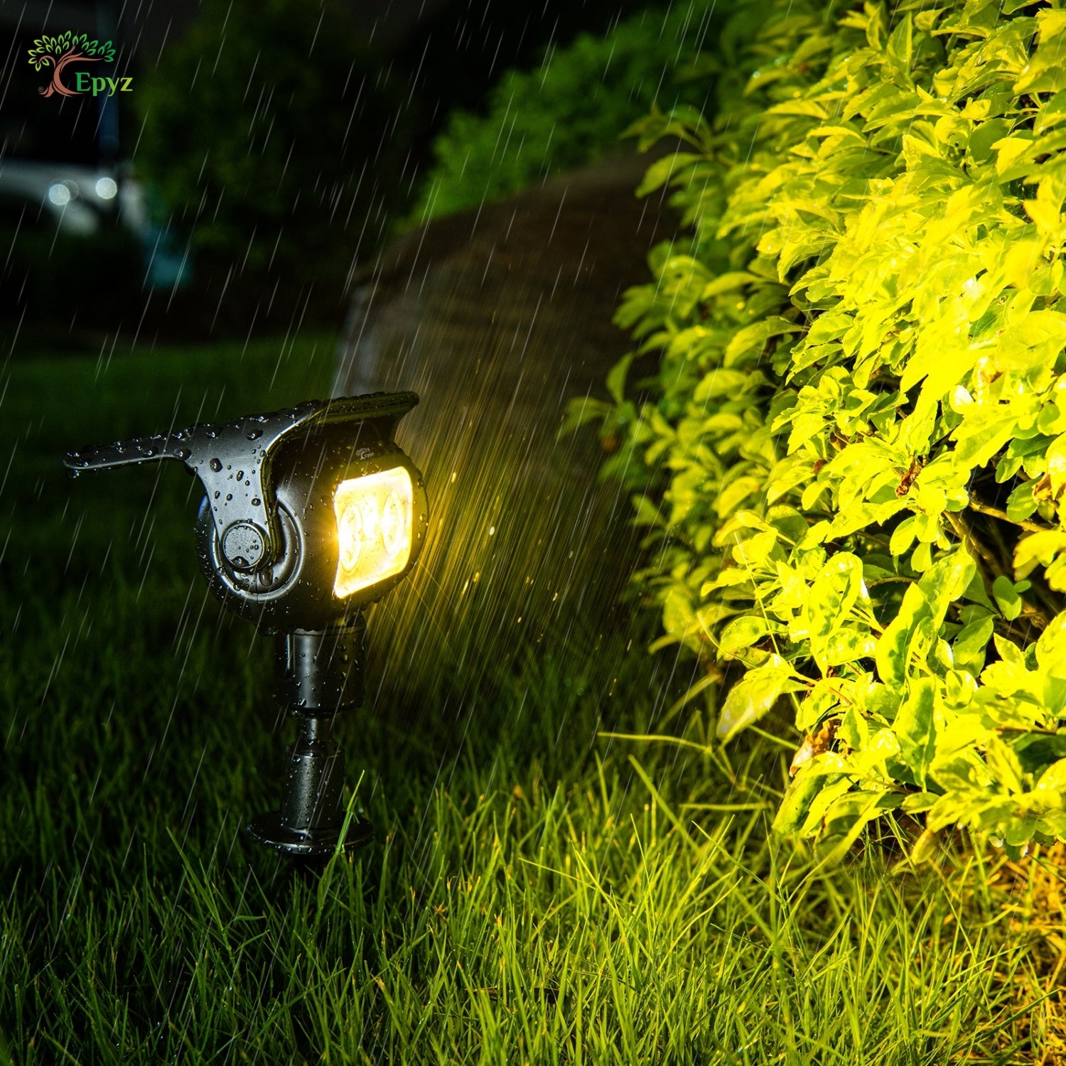 SOLAR SPOT LIGHT FOR PATHWAY & GARDEN (WARM & WHITE COLOUR)