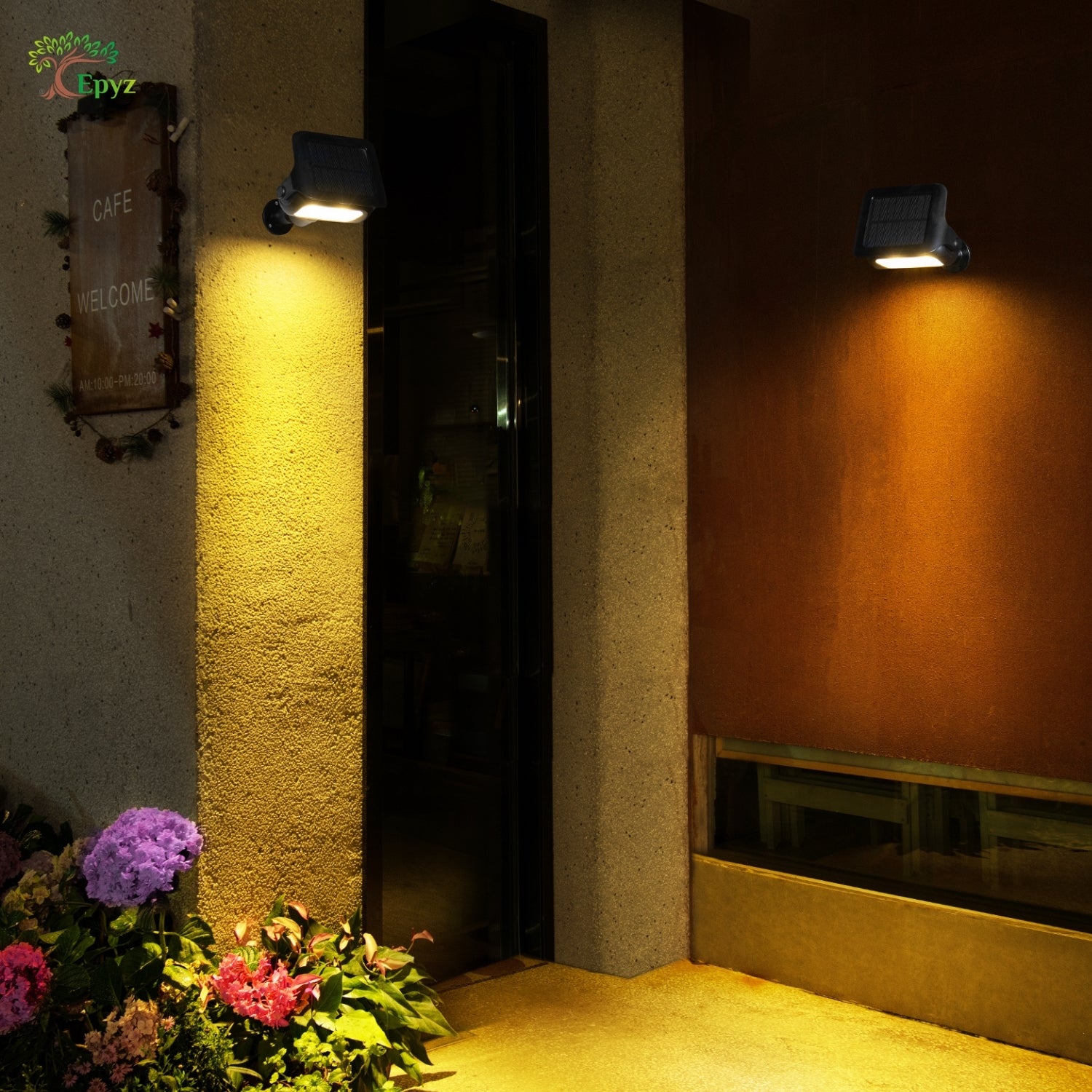 SOLAR SPOT LIGHT FOR PATHWAY & GARDEN (WARM & WHITE COLOUR)