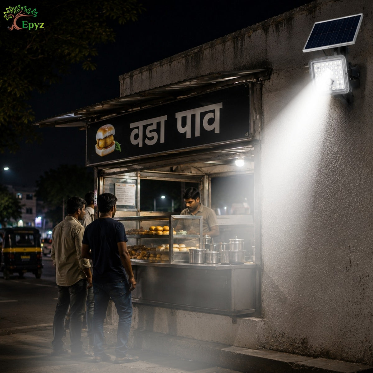 400 WATT SOLAR FLOOD LIGHT WITH MOTION SENSOR (101 LED)