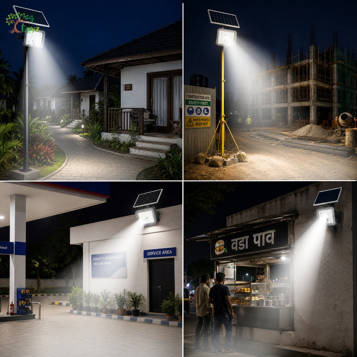400 WATT SOLAR FLOOD LIGHT WITH MOTION SENSOR (101 LED)