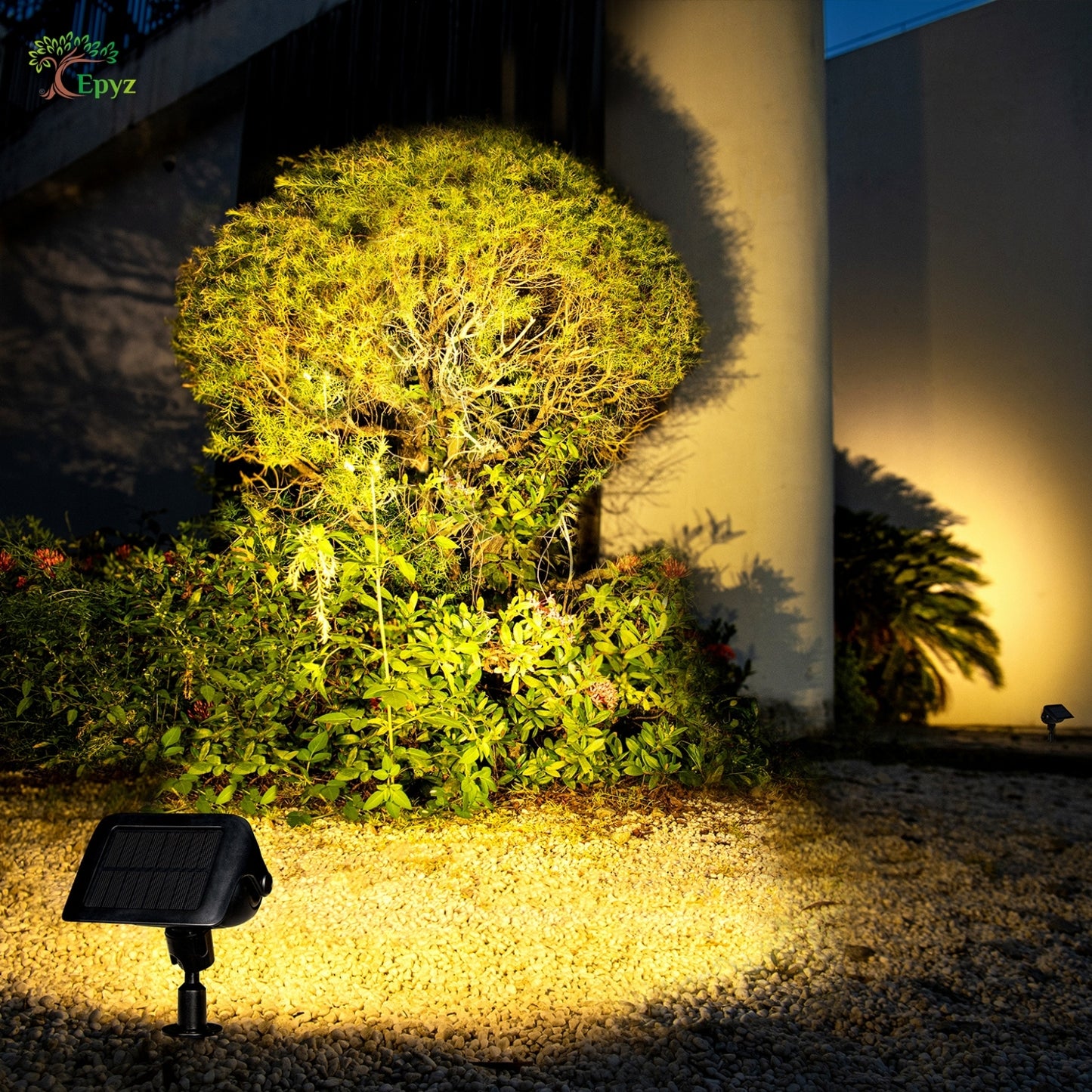 SOLAR SPOT LIGHT FOR PATHWAY & GARDEN (WARM & WHITE COLOUR)