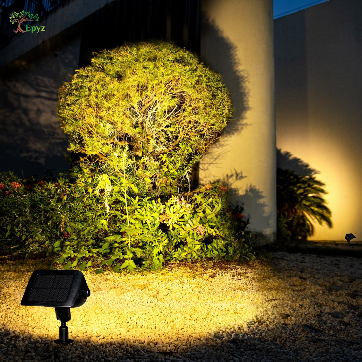 SOLAR SPOT LIGHT FOR PATHWAY & GARDEN (WARM & WHITE COLOUR)
