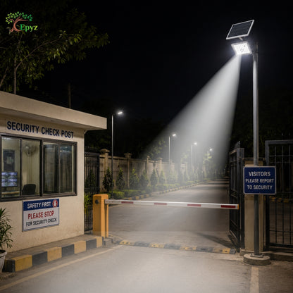 100 WATT SOLAR FLOOD LIGHT WITH MOTION SENSOR (33 LED)