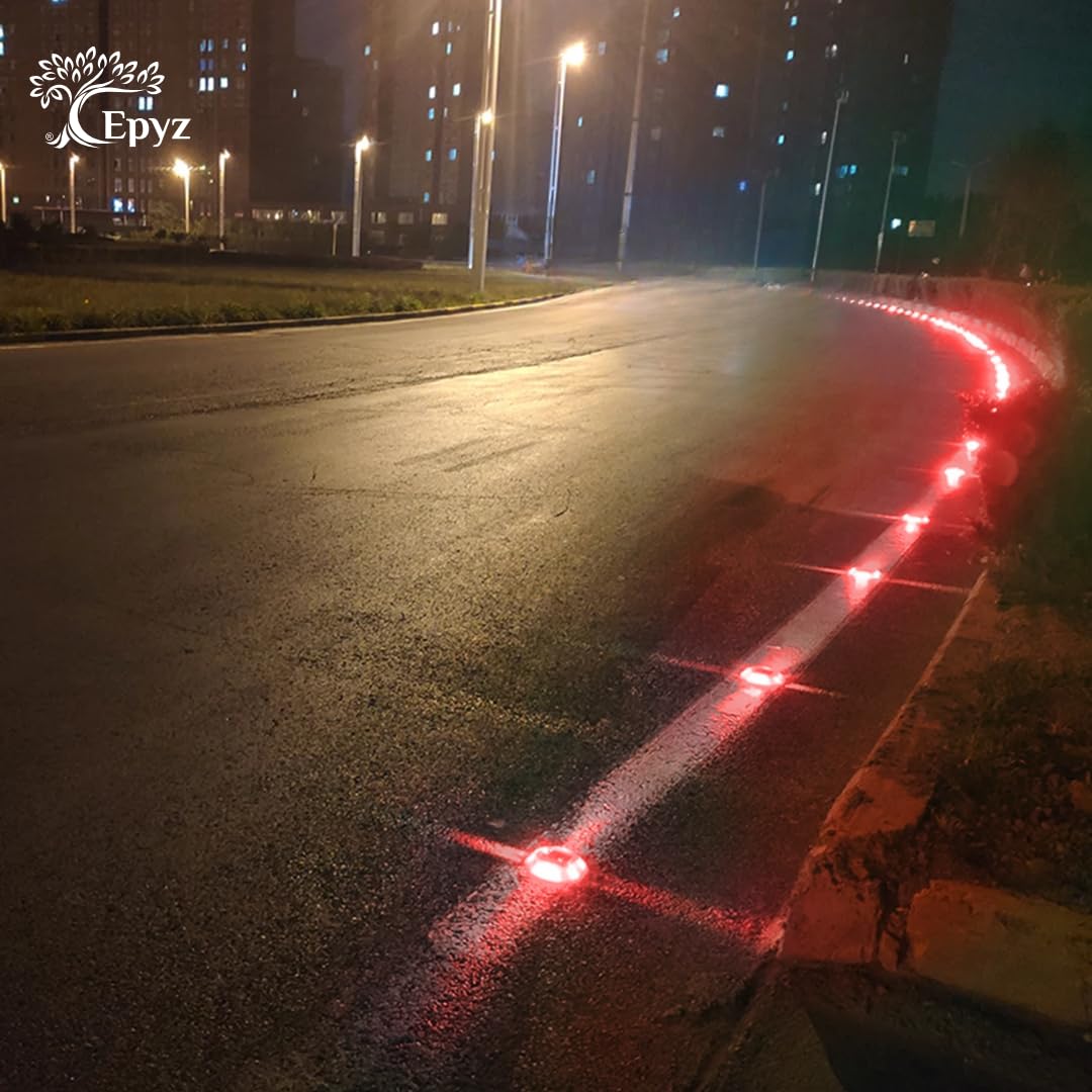 SOLAR ROAD STUD LIGHT 10-LED
