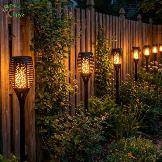 96 LED 3 in 1 Solar Mashaal Lights - Epyz (Pack of 2)