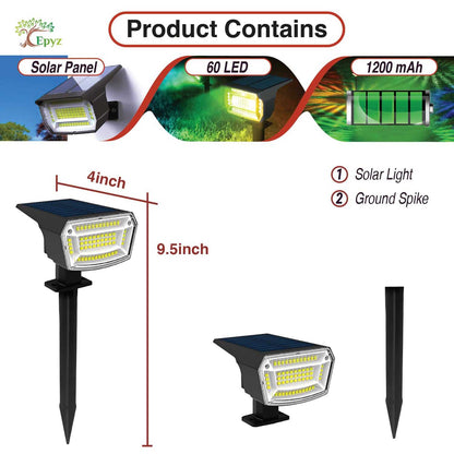 SOLAR SPOT STAKE LIGHT MULTICOLOR