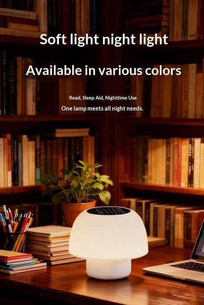 SOLAR TABLE LAMP (WARM WHITE AND RGB LED)