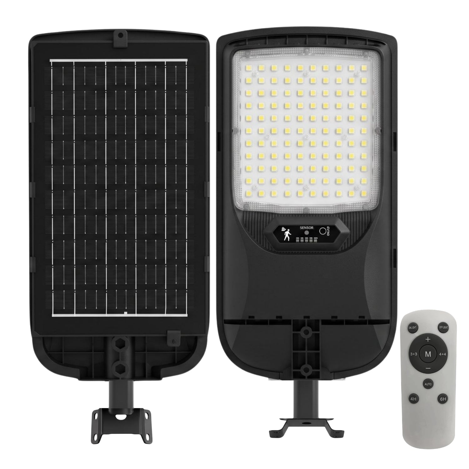 100 WATT SOLAR STREET LIGHT WITH OPTICAL LENS & (110 LED)