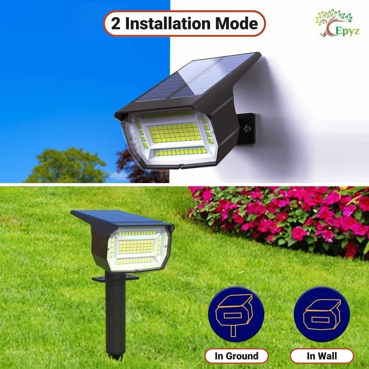 SOLAR SPOT STAKE LIGHT MULTICOLOR