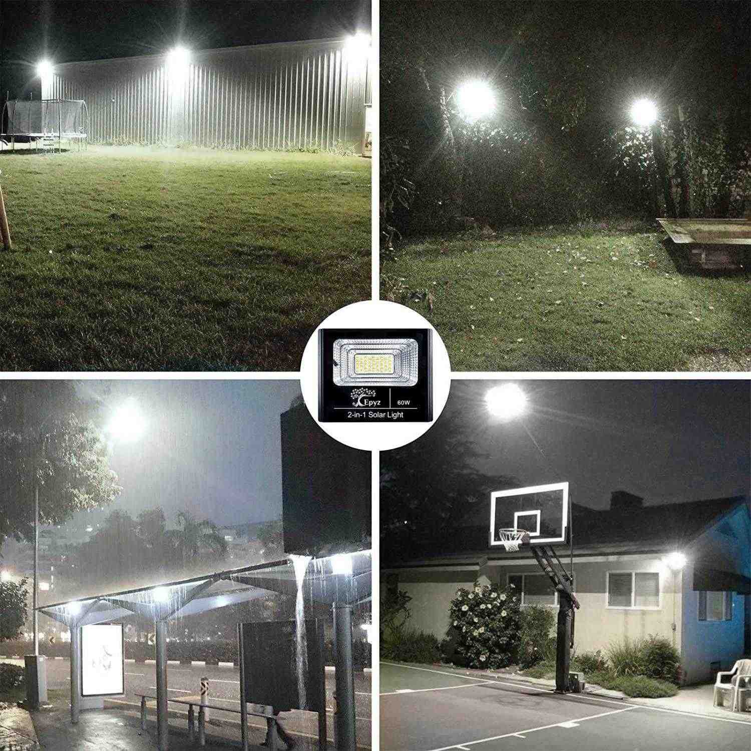 60 Watt Solar Flood Light