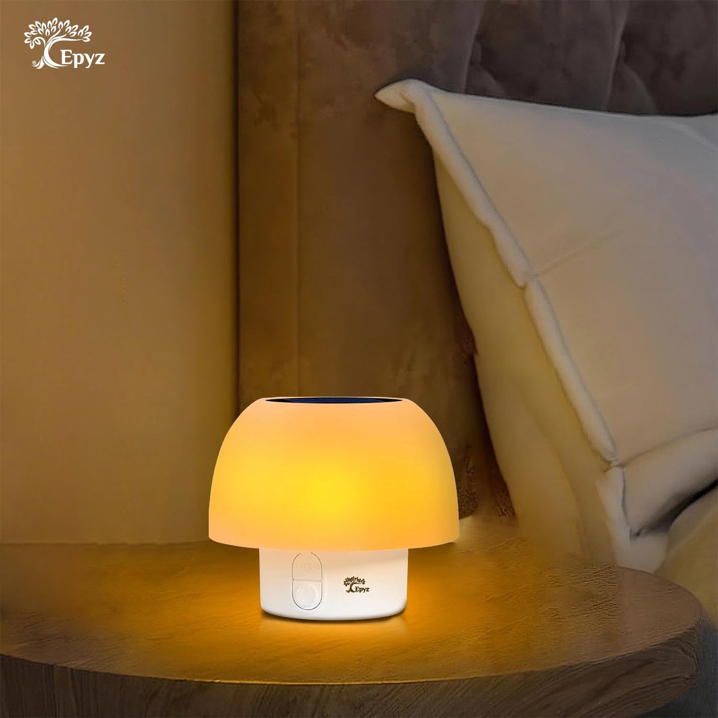 SOLAR TABLE LAMP (WARM WHITE AND RGB LED)