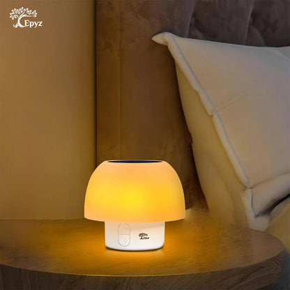 SOLAR TABLE LAMP (WARM WHITE AND RGB LED)