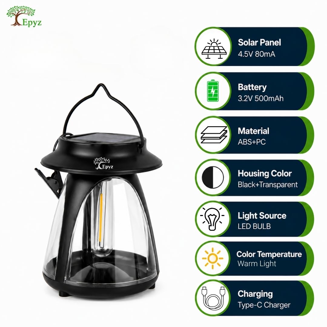 SOLAR STAKE LIGHT WARM YELLOW FOR GARDEN PATHWAY