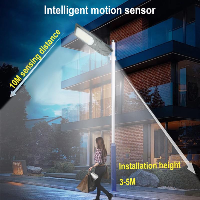 200 WATT SOLAR STREET LIGHT WITH MOTION SENSOR