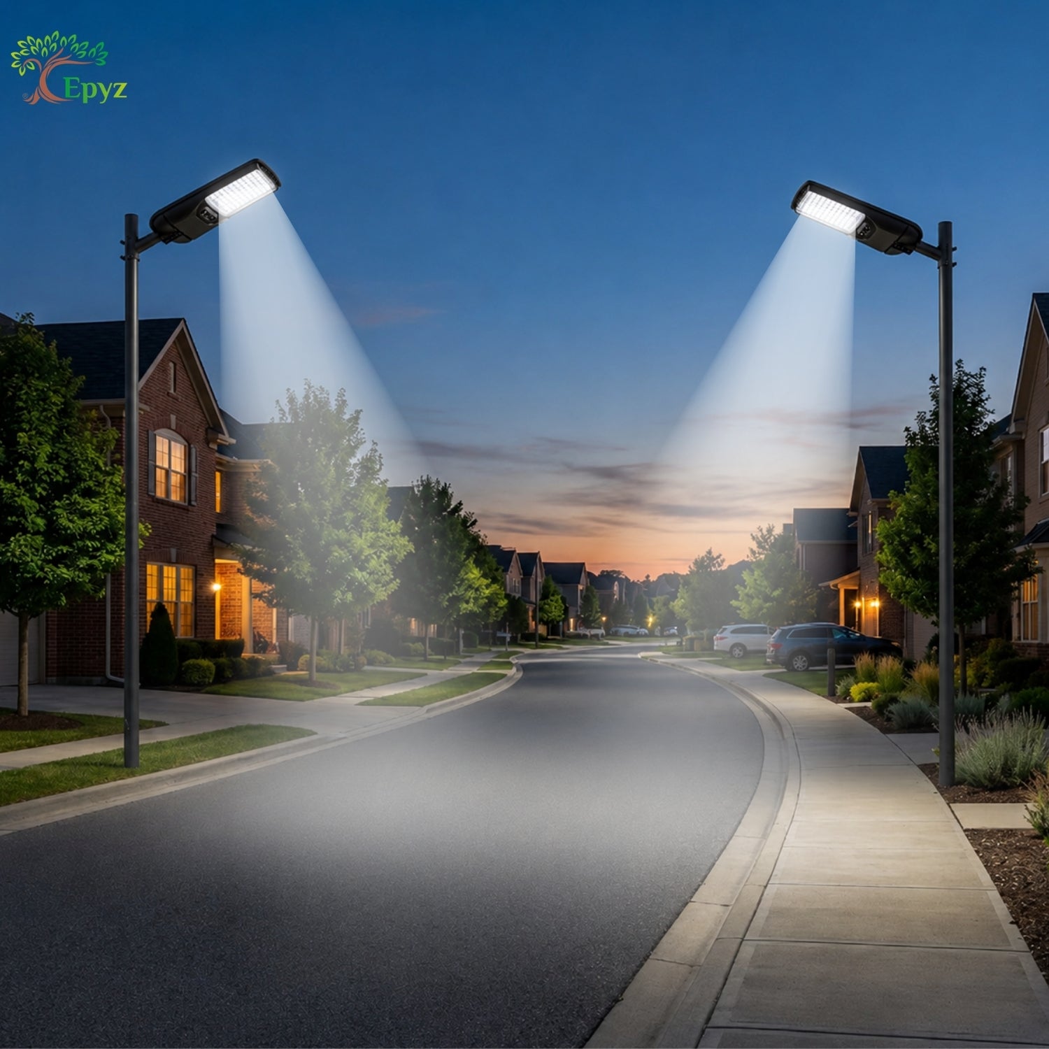 100 WATT SOLAR STREET LIGHT WITH OPTICAL LENS & (110 LED)