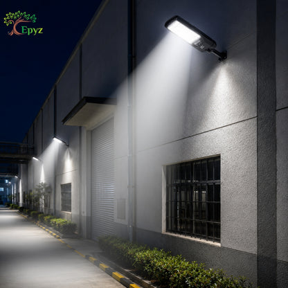 100 WATT SOLAR STREET LIGHT WITH OPTICAL LENS & (110 LED)