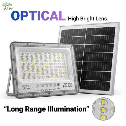 100WATT SOLAR FLOOD LIGHT WITH ALUMINIUM BODY