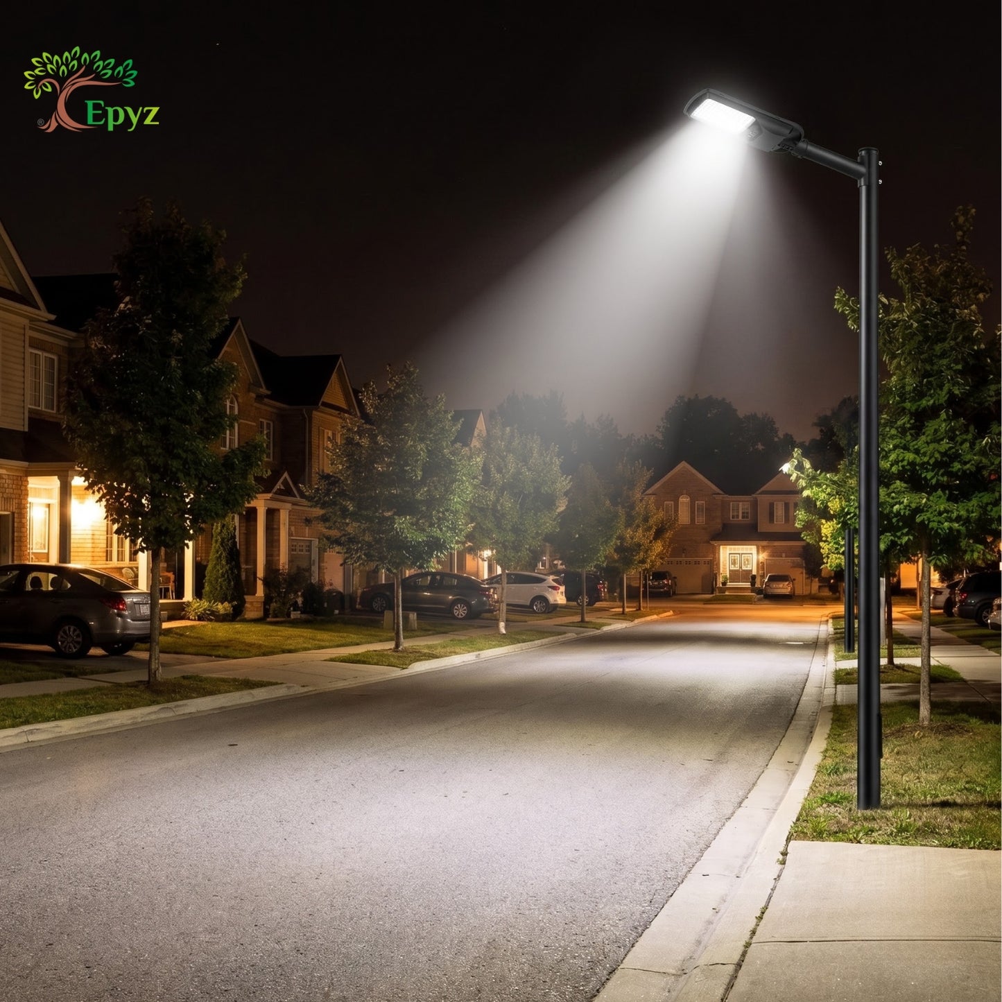 200 WATT SOLAR STREET LIGHT WITH OPTICAL LENS & (170 LED)