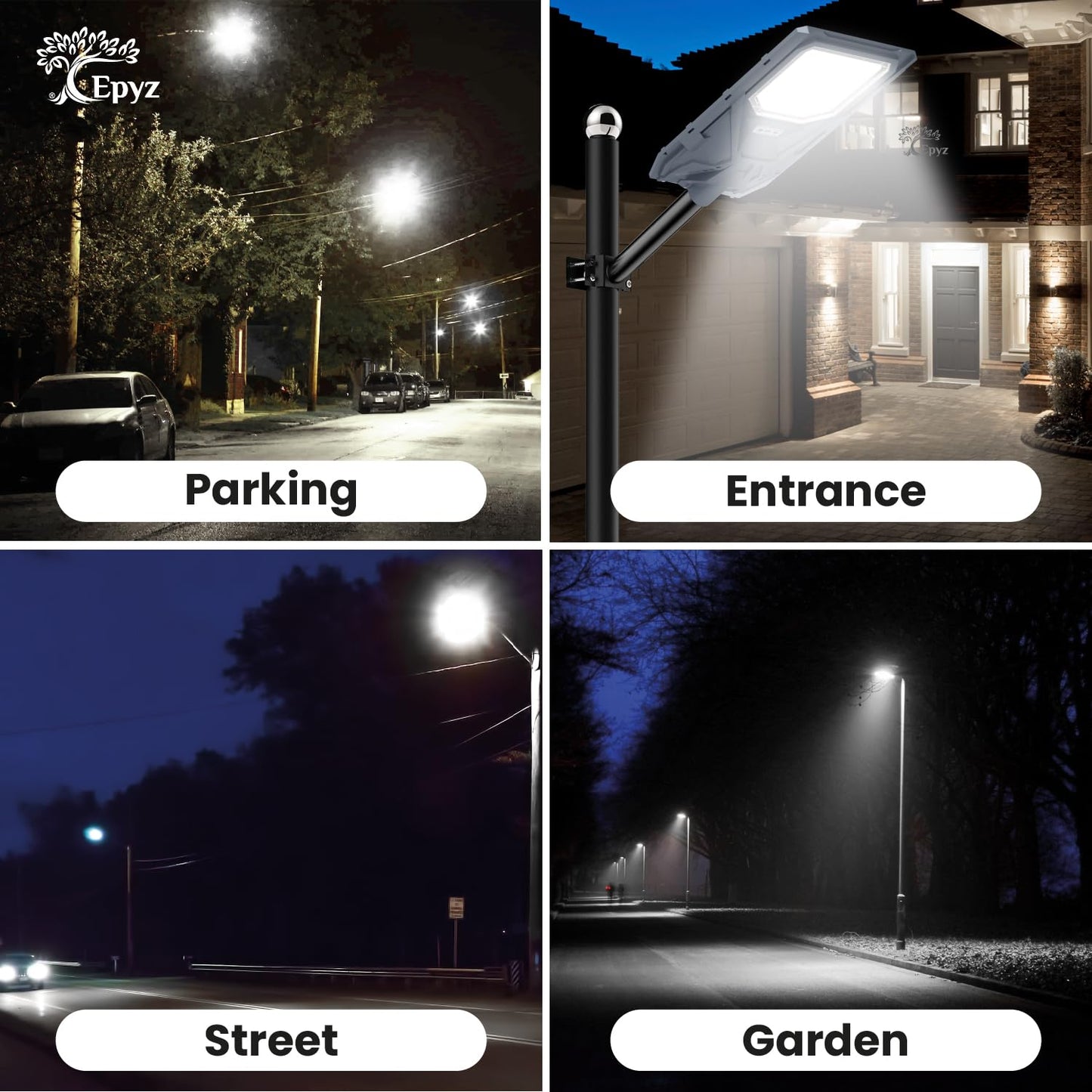 200 WATT SOLAR STREET LIGHT WITH MOTION SENSOR
