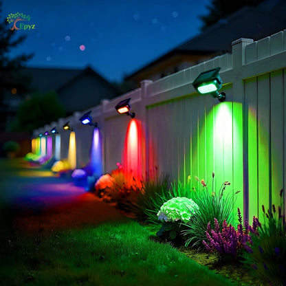 SOLAR SPOT LIGHT MULTICOLOR FOR PATHWAY & GARDEN
