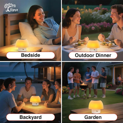 SOLAR TABLE LAMP (WARM WHITE AND RGB LED)