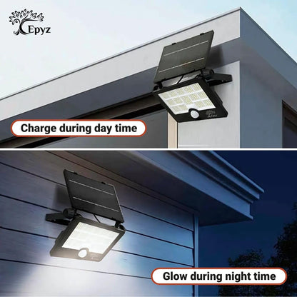 Solar LED Flood Light 20W (Buy 1 Get 1 Free) | USB Rechargeable | 2000mAh Battery