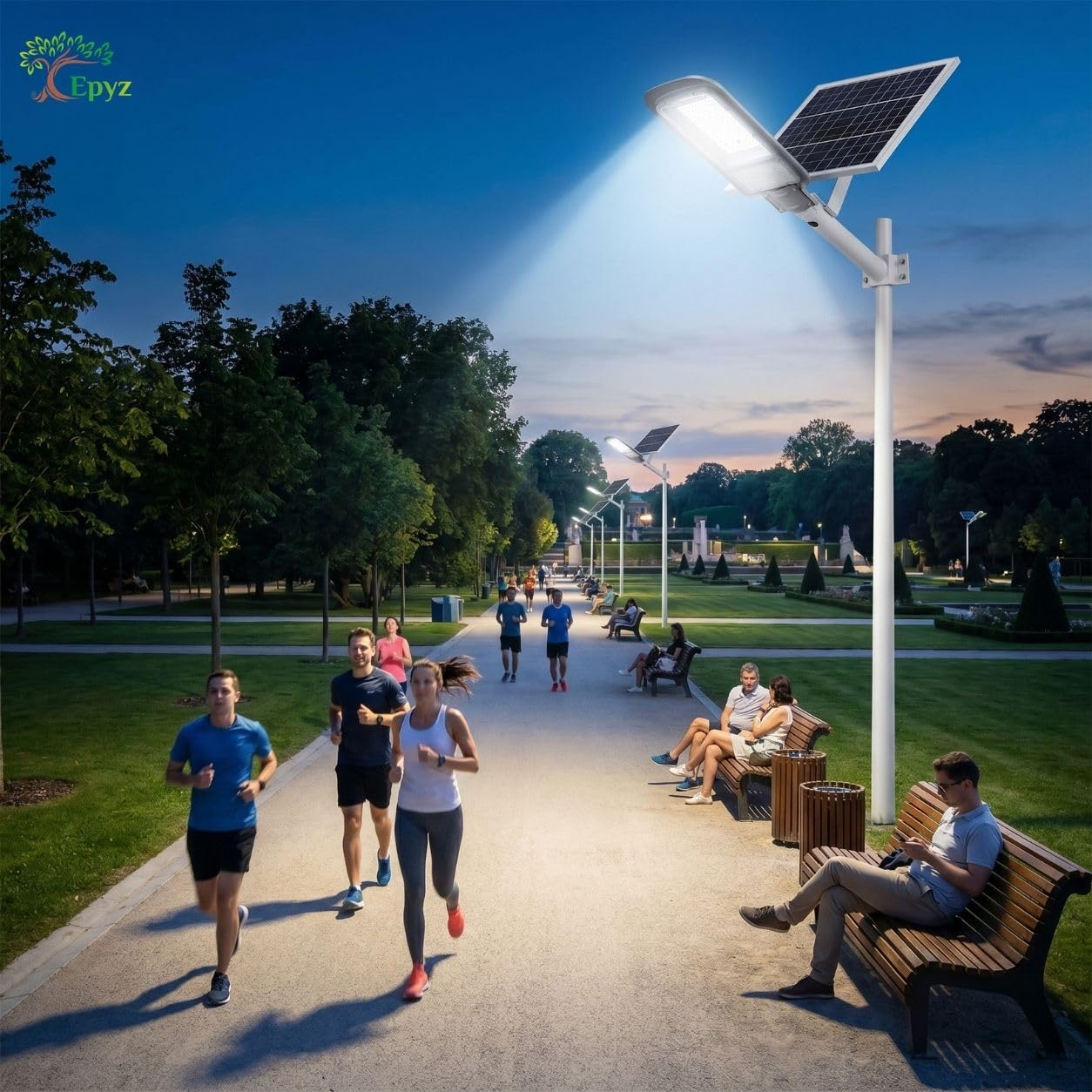 200 WATT SEMI-INTEGRATED SOLAR STREET LIGHT WITH ALUMINIUM BODY