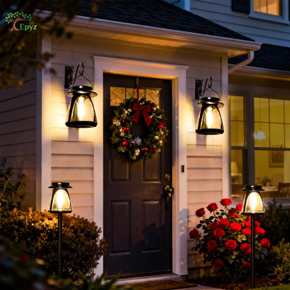 SOLAR STAKE LIGHT WARM YELLOW FOR GARDEN PATHWAY