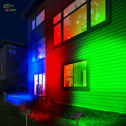 SOLAR SPOT LIGHT 30LED RGB LIGHT