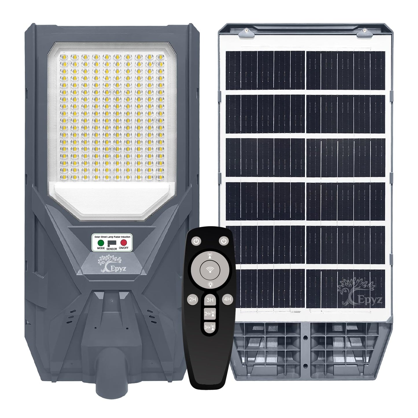200 WATT SOLAR STREET LIGHT WITH MOTION SENSOR