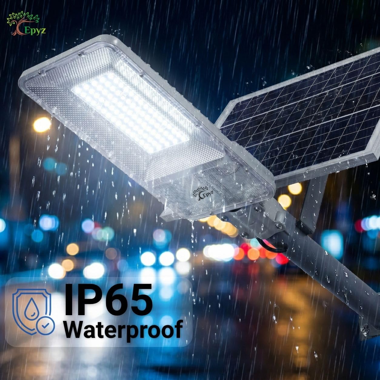 300 WATT SEMI-INTEGRATED SOLAR STREET LIGHT WITH ALUMINIUM BODY (80 LED)
