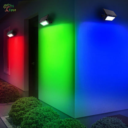 SOLAR SPOT LIGHT 30LED RGB LIGHT