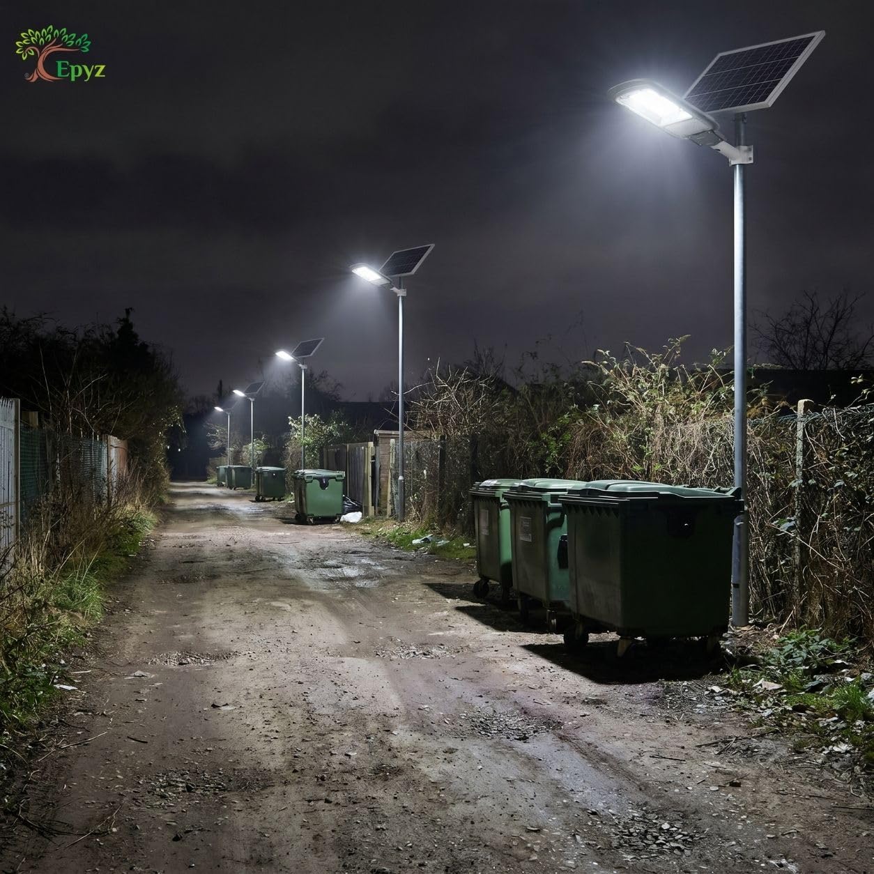 500 WATT SEMI-INTEGRATED SOLAR STREET LIGHT WITH ALUMINIUM BODY ( 61 LED )