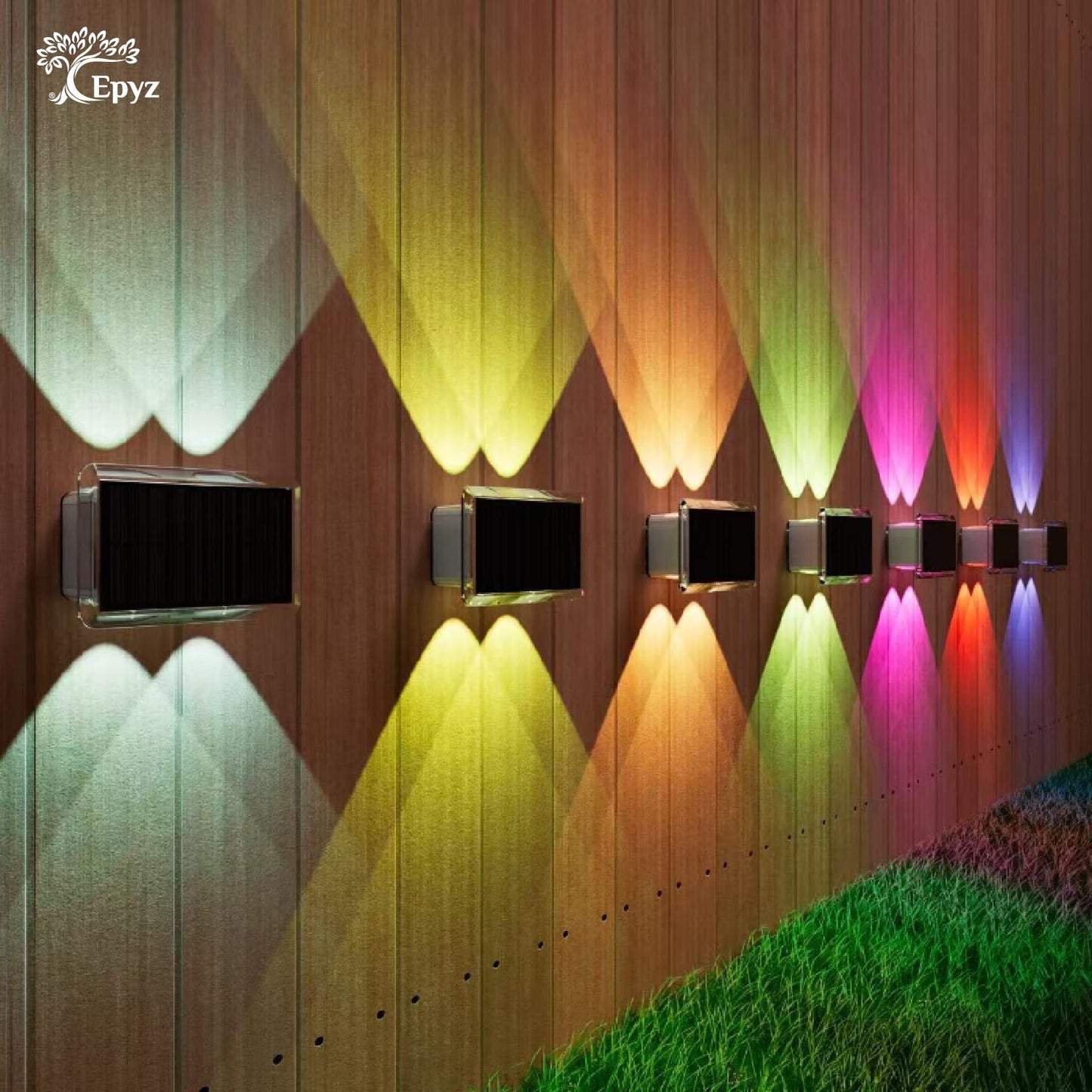 Solar wall light