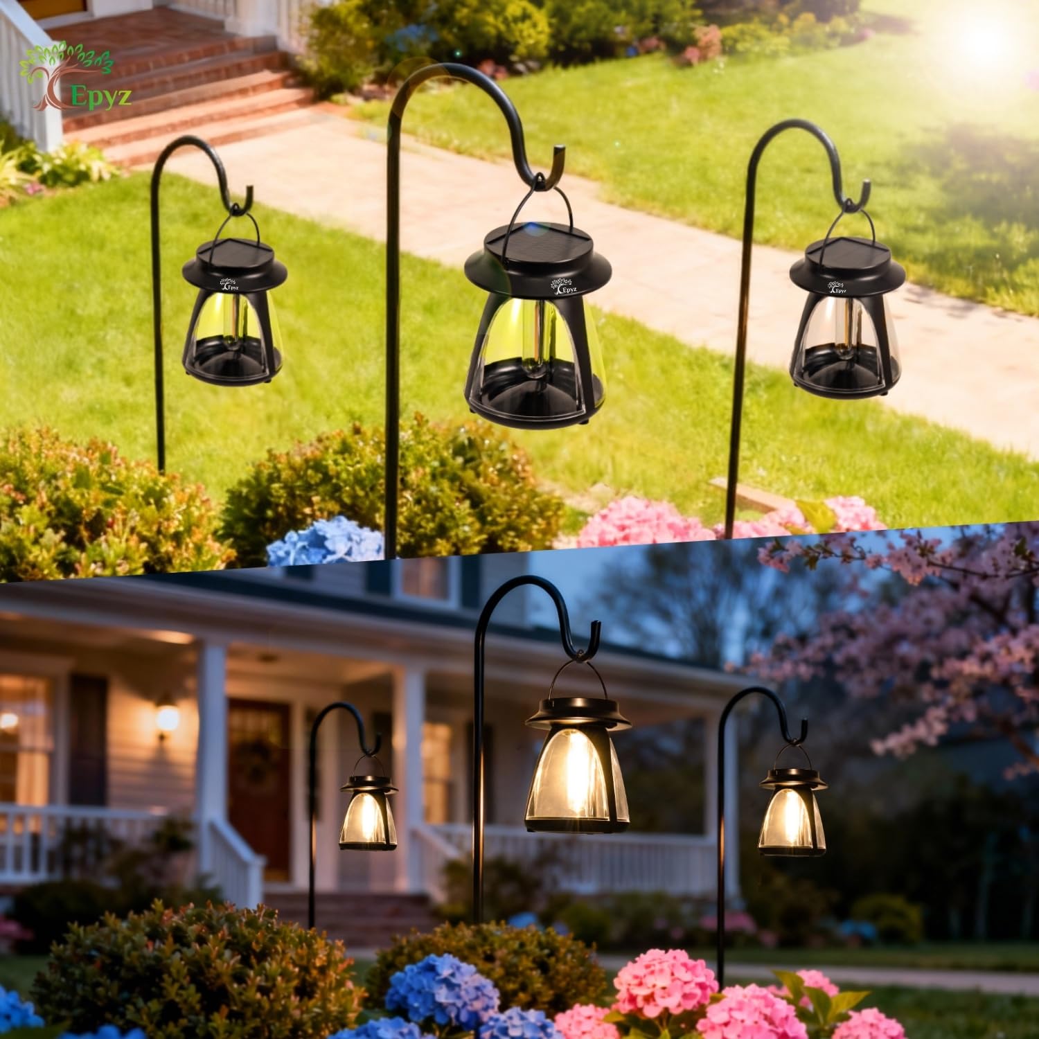 SOLAR STAKE LIGHT WARM YELLOW FOR GARDEN PATHWAY