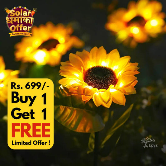 Sunflowers Solar Lights (Buy 1 Get 1 Free)