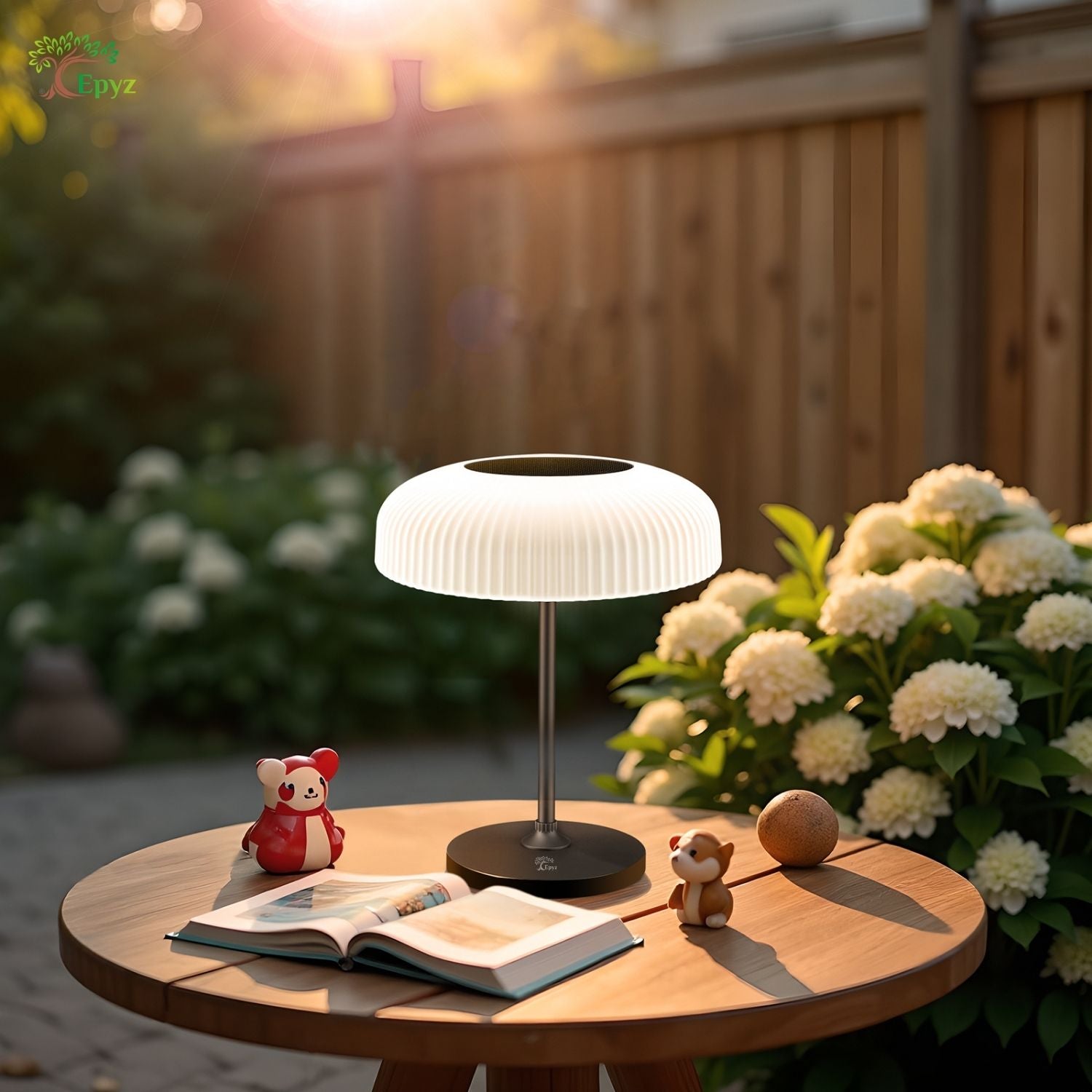 SOLAR LED TABLE LAMP TOUCH AND GESTURE CONTROL & 3 MODES