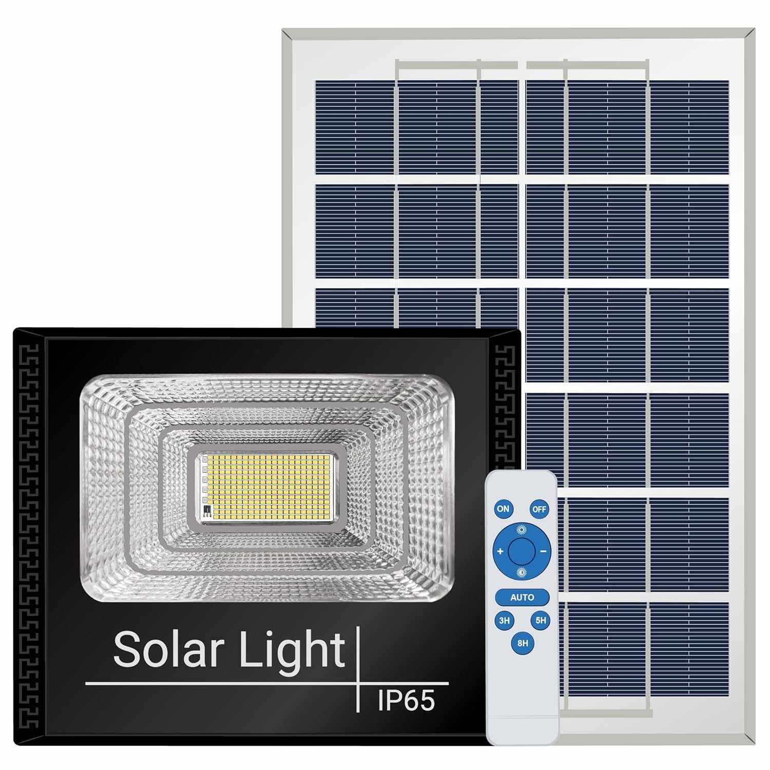 100Watt Solar Flood Light Outdoor Waterproof with Remote Control
