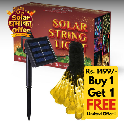 Solar Home Decor Lights Crystal Water Drop - Epyz( Buy 1 Get 1 Free ! )