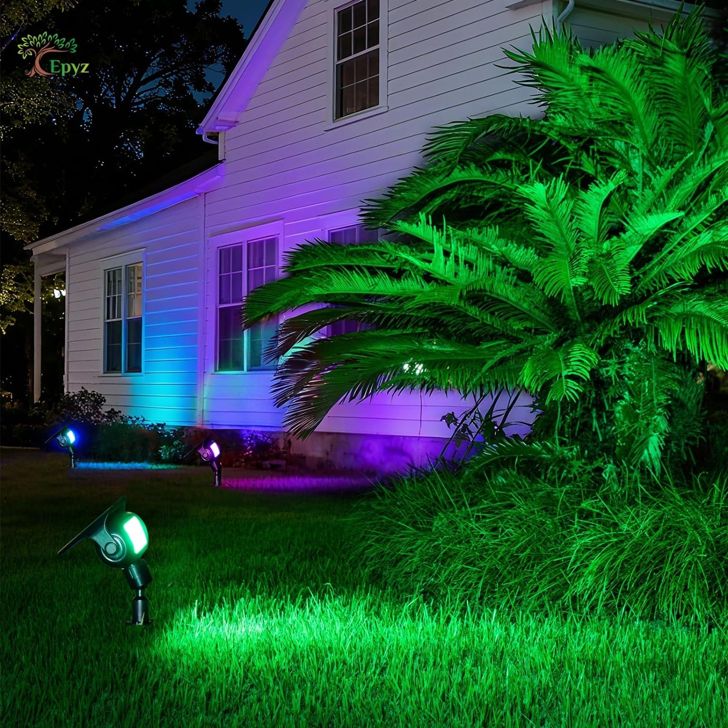 SOLAR SPOT LIGHT MULTICOLOR FOR PATHWAY & GARDEN