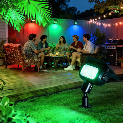SOLAR SPOT LIGHT MULTICOLOR FOR PATHWAY & GARDEN